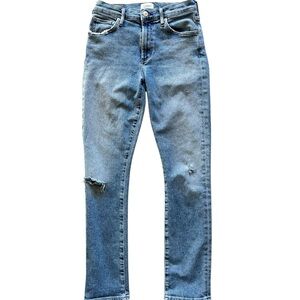 Citizens Of Humanity Skyla mid rise slim Ripped Distressed Jeans
